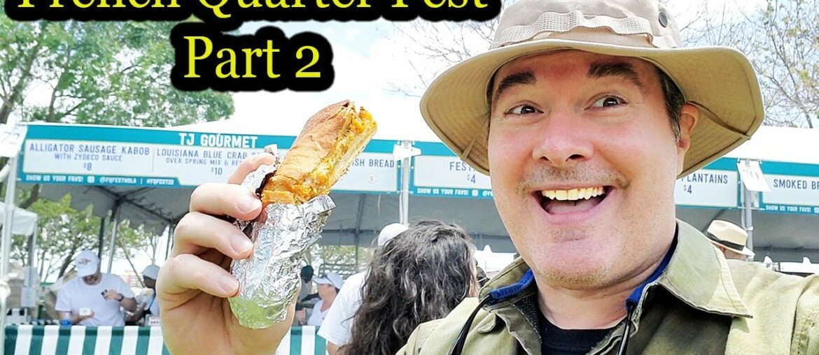 New Orleans French Quarter Fest a Free Festival with New Orleans Food & Louisiana Music Part 2/3 New Orleans French Quarter Fest a Free Festival with New Orleans Food & Louisiana Music Part 2/3