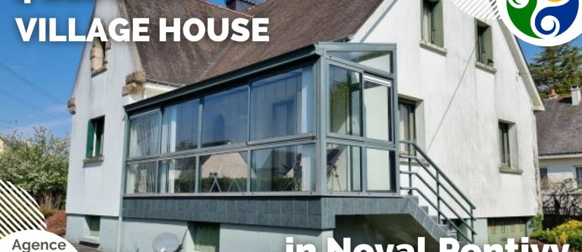 FRENCH HOME FOR SALE - MORBIHAN, Noyal Pontivy, 4 Bed House in Walking Distance to Shops