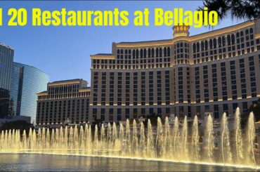 All Restaurants at The Bellagio in Las Vegas