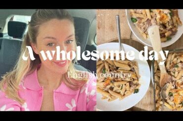 A WHOLESOME DAY VLOG | Minimalism | French onion soup | Country lifestyle