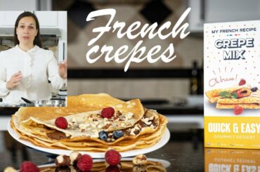 French crepes with Isabel founder of My French Recipe, best French baking mixes!