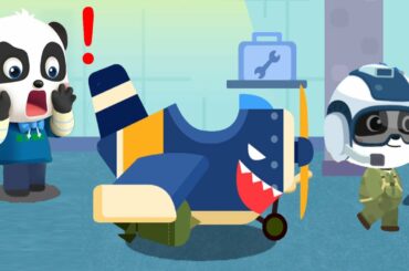 Baby Panda's Professions: Pilot & Photographer - Join Kiki & Experience 2 Professions -Babybus Games