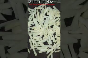 Instant french fries recipe| instant french fries kaise banate hai| #short #frenchfries #shortsfeed
