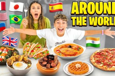 EATING Foods From all Over the WORLD!!