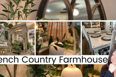 French Country Farmhouse Dining Room | Decorate With Me | Room Tour
