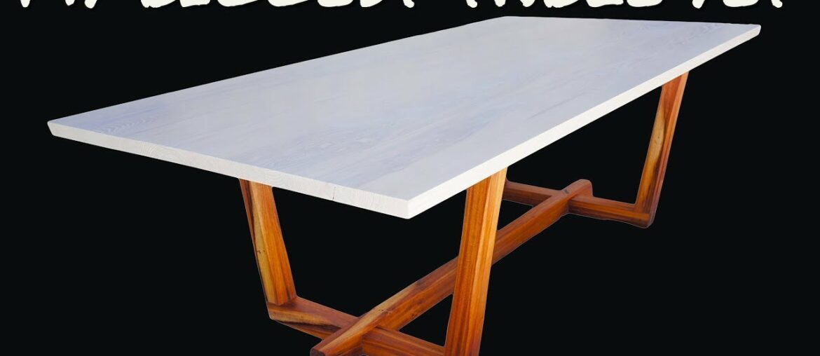 Making a Modern Dining Table | Modern Dining Table Build | My Biggest Table Yet Making a Modern Dining Table | Modern Dining Table Build | My Biggest Table Yet