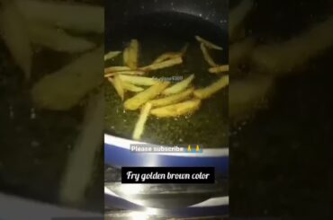 french fry recipe| how to make french fry| aloo ke french fry kaise banaye| #shorts #ytshorts