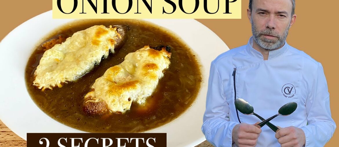 French ONION SOUP I Homemade recipe easy to cook I How we cook onion soup in France