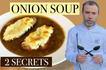 French ONION SOUP I Homemade recipe easy to cook I How we cook onion soup in France