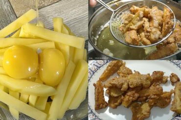 Crispy Egg French Fries Recipe | Egg Snacks Recipe | Toasted #126