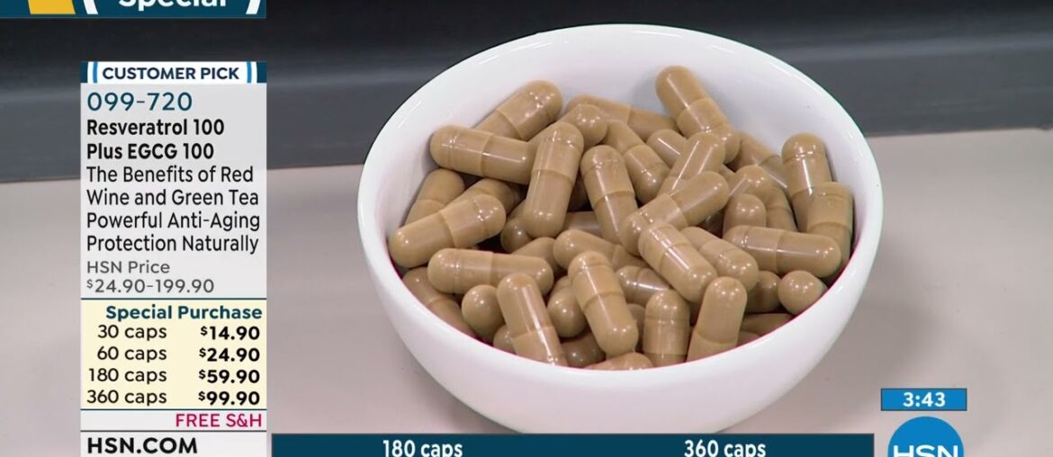 Resveratrol100 EGCG100  30 Capsules