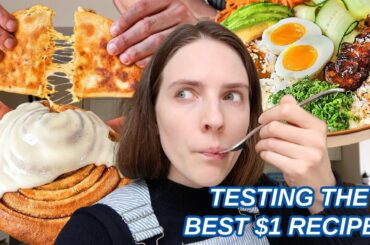 TESTING THE INTERNETS BEST $1 RECIPES