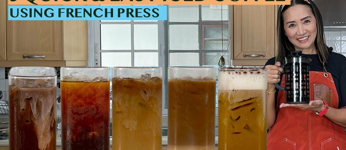 HOW TO MAKE EASY ICED COFFEE AT HOME USING FRENCH PRESS HOW TO MAKE EASY ICED COFFEE AT HOME USING FRENCH PRESS