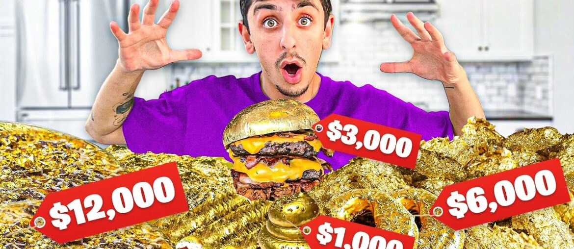 I Ate the Worlds Most Expensive Food (24K GOLD)