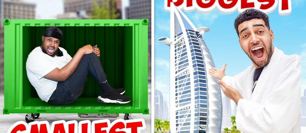 WORLD'S BIGGEST VS SMALLEST HOTEL