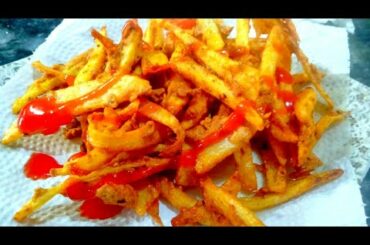 Egg Fries, French Fries, Fries, KFC Finger Chips Recipe