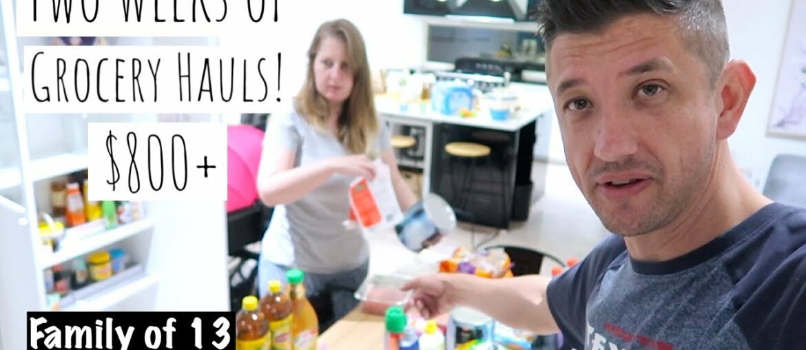 2-IN-1 GROCERY HAUL For A FORTNIGHT | Large Family of 13 Vlog