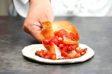 How to Make Stawberryt Classic Tuiles: French Tuiles Recipe 03 Peugeot Saveur