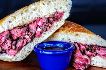 Amazing Chuck Roast French Dip Recipe | Pit Boss Ultimate Griddle | Homemade from scratch Au Jus