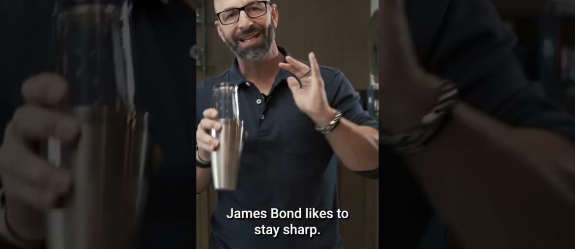 WHY does James Bond prefer it shaken, and not stirred? #shorts