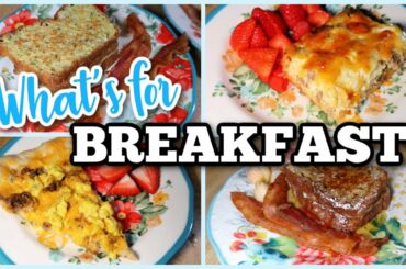WHAT'S FOR BREAKFAST? | Breakfast Pizza, Breakfast Casserole, & Sweet or Savory French Toast