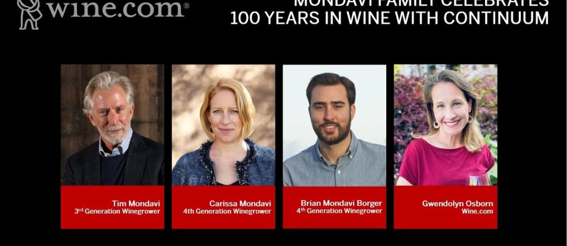 Wine.com Presents: Mondavi Family Celebrates 100 Years in Wine with Continuum – Wine Tasting at Home Wine.com Presents: Mondavi Family Celebrates 100 Years in Wine with Continuum - Wine Tasting at Home