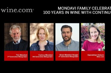 Wine.com Presents: Mondavi Family Celebrates 100 Years in Wine with Continuum - Wine Tasting at Home