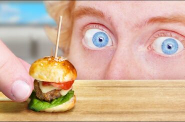 TINIEST FOOD WINS challenge