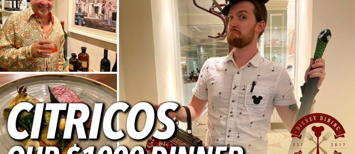 Citricos Sommelier Room at Disney’s Grand Floridian Resort Full Experience (9 Courses & 5 Hours)