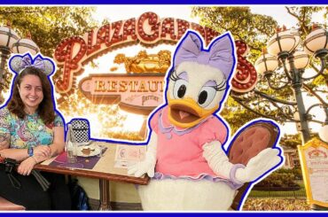 Disneyland Paris - PLAZA GARDENS Dinner | Full CHARACTER DINING Experience 2022