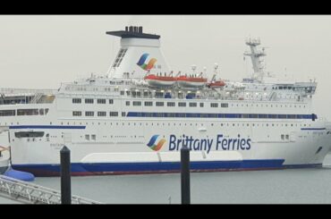 Brittany Ferries - St.Malo (France) to Portsmouth (UK) aboard Bretagne, a tour of her facilities