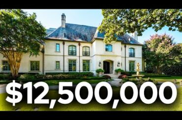 WHAT A FRENCH MASTERPIECE LOOKS LIKE  | DALLAS LUXURY REAL ESTATE ($12,500,000)