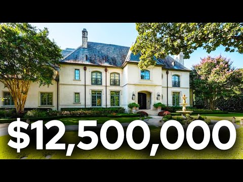 WHAT A FRENCH MASTERPIECE LOOKS LIKE | DALLAS LUXURY REAL ESTATE ($12,500,000) WHAT A FRENCH MASTERPIECE LOOKS LIKE | DALLAS LUXURY REAL ESTATE ($12,500,000)