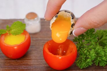 Tomato Farcies Recipe: Miniature French Stuffed Tomatoes Recipe | ASMR Cooking Mini Food