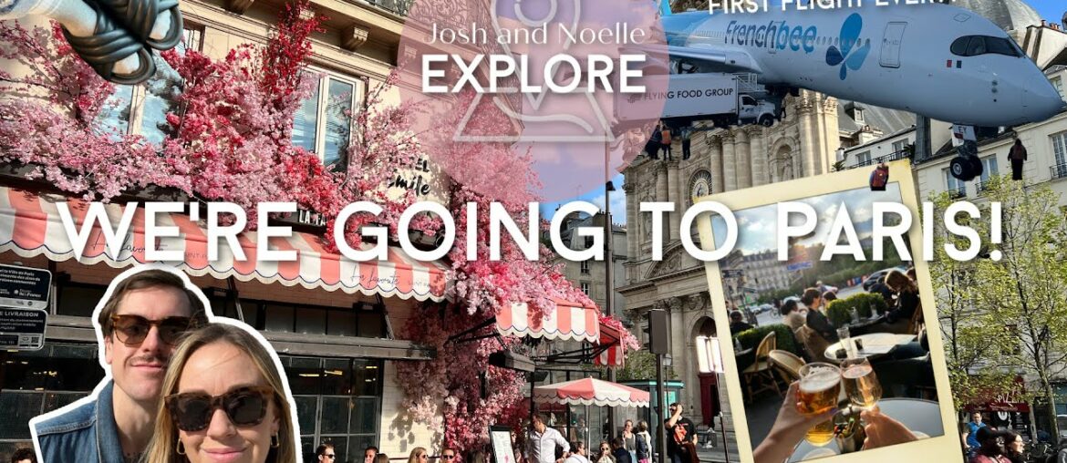 Paris VLOG part 1. French Bee's FIRST flight out of LAX + Paris Bastille Cafes.
