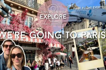 Paris VLOG part 1. French Bee's FIRST flight out of LAX + Paris Bastille Cafes.