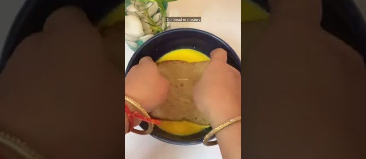 Veg French Toast Recipe | Eggless French Toast | Custard French Toast | #shorts #youtubeshorts