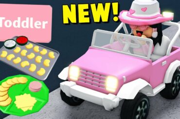NEW TODDLER UPDATE! Tiny Cars, Chicken Nuggets, and MORE! (Roblox Bloxburg)