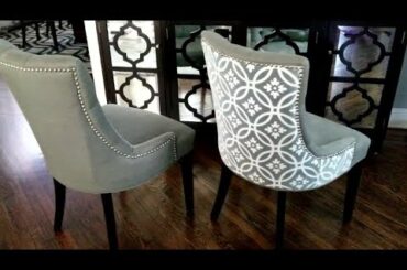 Enhancing Dining Chairs with Budget Friendly Update