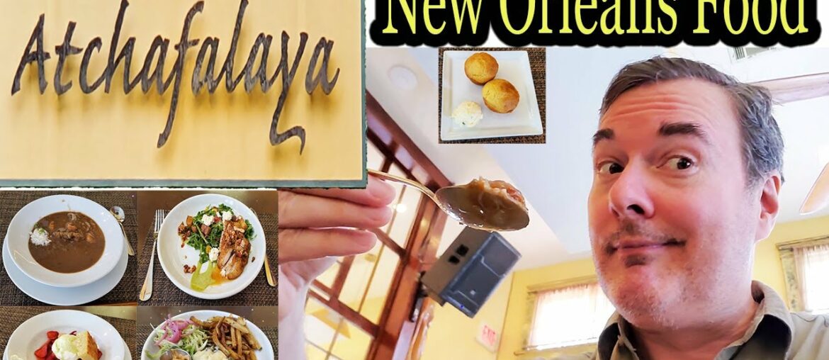 New Orleans Food: Seafood Gumbo, Gulf Fish, Burgers, Desserts & Brunch at Atchafalaya Restaurant