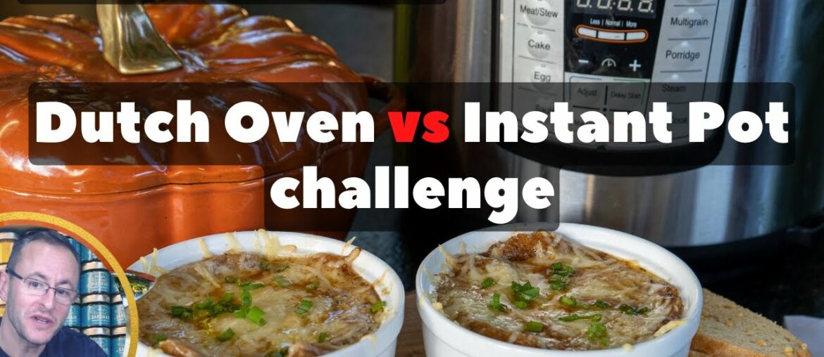 French Onion Soup in Instant Pot vs Dutch Oven, recipe inspired by Julia Child. WHICH ONE IS BETTER? French Onion Soup in Instant Pot vs Dutch Oven, recipe inspired by Julia Child. WHICH ONE IS BETTER?