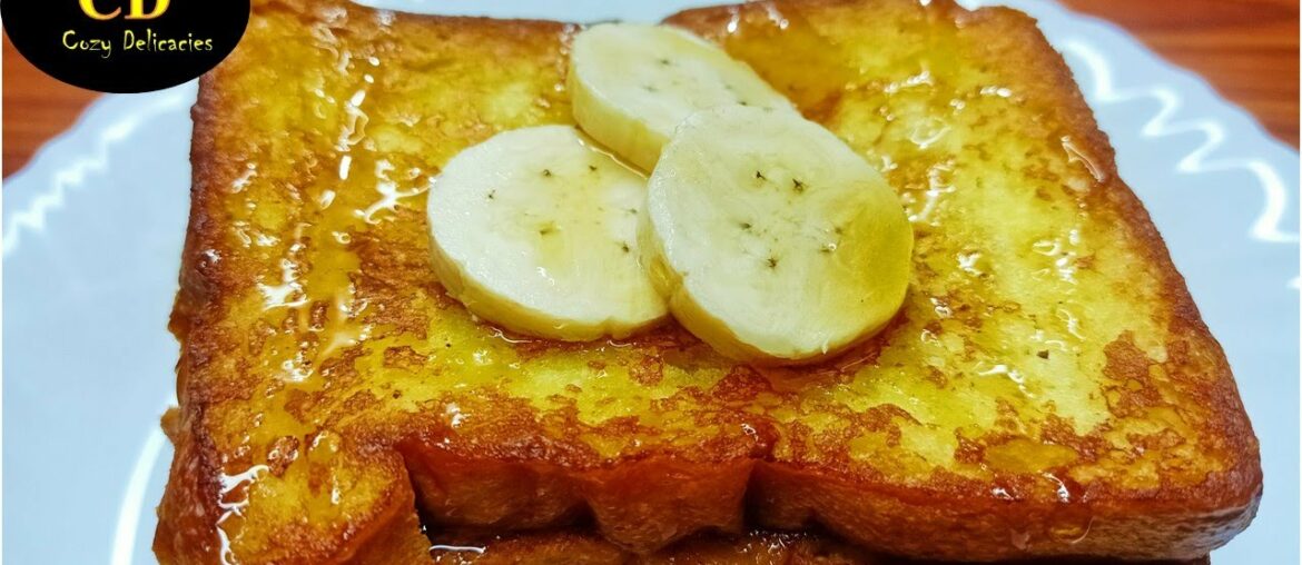 Eggless French Toast Recipe | Custard French Toast | Cinnamon French Toast | 10 min French Toast