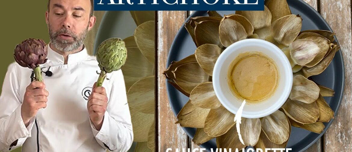 Artichoke recipes: French way to eat artichoke with sauce vinaigrette
