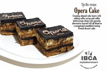 OPERA CAKE | how to make opera cake recipe || opera cake recipe | mybakersmart | FRENCH DESSERT