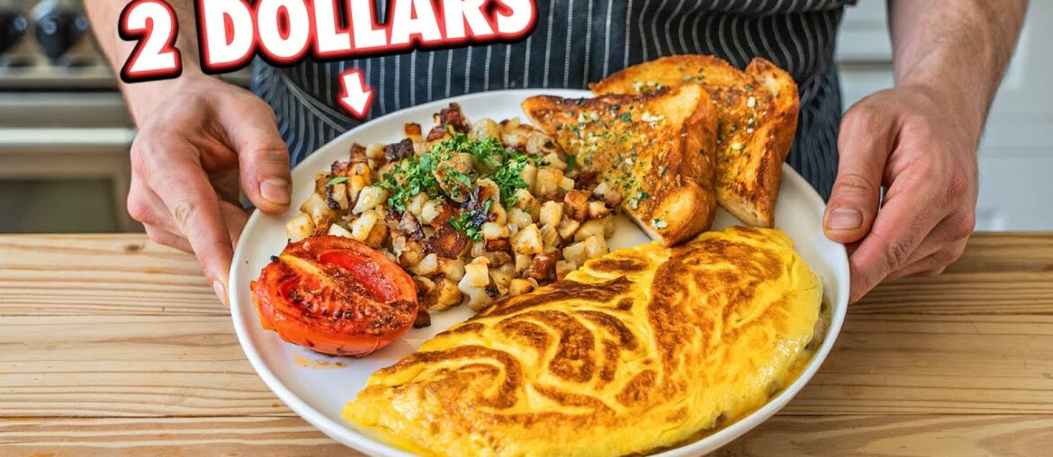 2 Dollar Gourmet Omelet Breakfast | But Cheaper 2 Dollar Gourmet Omelet Breakfast | But Cheaper
