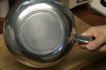 A.C. Fabricators Inc. Gourmet Omelet Pan - clean & polish | French Chef Omelette Pan | Julia Child