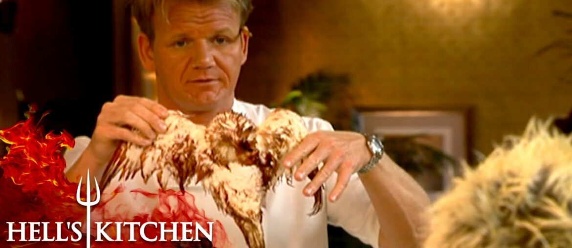 Gordon Shows How To Prepare Frog Legs & Pigeon | Hell's Kitchen Gordon Shows How To Prepare Frog Legs & Pigeon | Hell's Kitchen