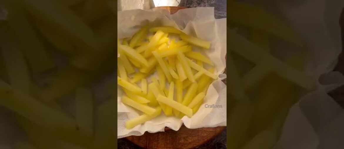 How to make perfect french fries recipe in 5 minute ||best french fries try at home