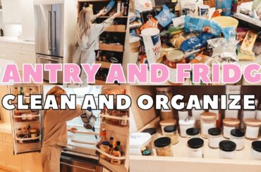 *NEW* PANTRY AND FRIDGE ORGANIZATION AND CLEAN WITH ME 2022 | SPEED CLEANING MOTIVATION