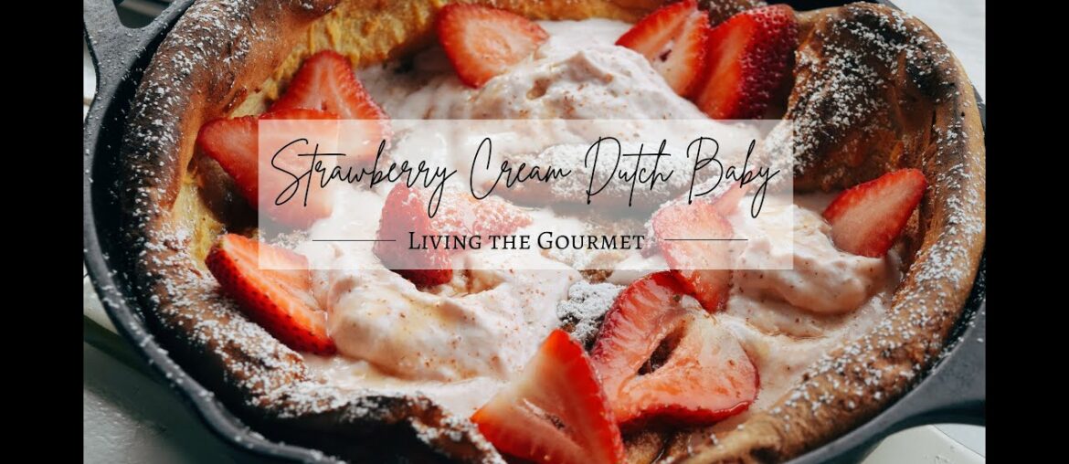 Strawberry Cream Dutch Baby